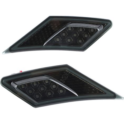 Paar Led-seitenmarkierungsleuchten Mit Blinkern Und Getönten Gläsern, Passend Für Scion Frs, Subaru Brz Gt86 1320, Von Debuns