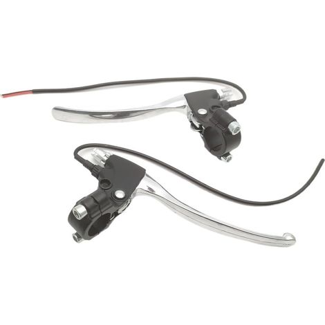 Paar Universelle Fahrradbremshebel Aus Aluminiumlegierung, Für Mountainbikes Und Rennräder, Schwarz, 22 Mm Durchmesser.