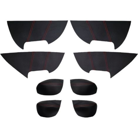 Passend Für Honda Civic 2012–2015 — Türverkleidungs-set — Kompatibel Mit Türverkleidungen Der 9. Generation Des Civic — Mikrofaserleder (8-teiliges Set)