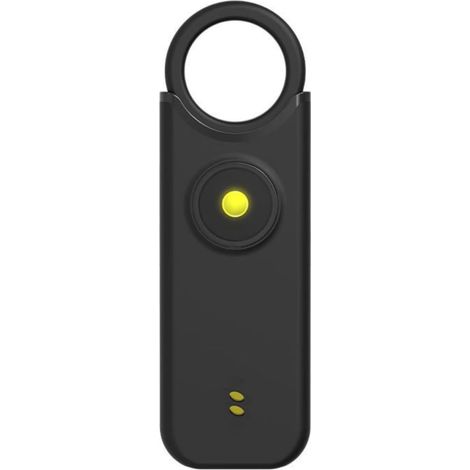 Persönlicher Selbstverteidigungsalarm – 135 Db – Led-sos-anzeige – Vibrationsalarm – Wiederaufladbar – Für Senioren, Kinder Und Menschen Mit Behinderungen – Schwarz