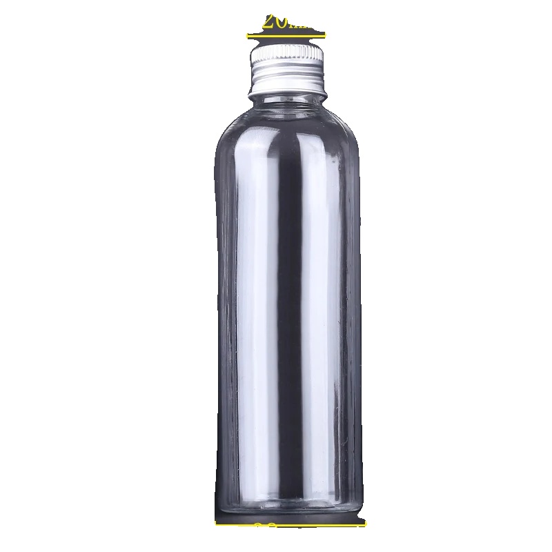 Mini-plastikflaschen-set, Umweltfreundliches Material, Auslaufsicheres Design, 120mlx10pcs, Schwarzer Aluminiumdeckel-a