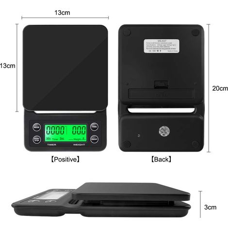 Professionelle Kaffeewaage Mit Timer, Digitale Espressowaage, Präzisions-küchenwaage Mit Timer (uno Scale)