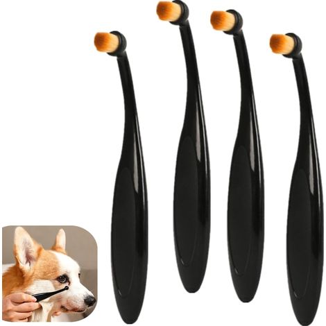 Professioneller Applikatordeckel, Mikrofaserpinsel Mit 4 Langen, Konischen Borsten Für Eine Sichere Und Effektive Anwendung.