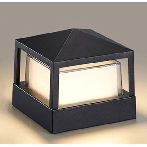 Quadratische Led-außenleuchte – Wasserdicht, Für Gehwege, Terrassen Und Boulevards – 1 Stück, Kleine Größe – 7 W / Warmweiß