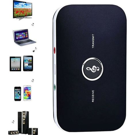 Rt-b6 2-in-1 Bluetooth-funk-audio-transmitter Und -receiver-adapter Mit 3,5-mm-hifi-audioanschluss Für Smartphone, Fernseher Und Pc Von Debuns