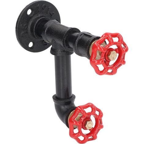 Robuster, Industrieller Kleiderständer Aus Rohr, Rustikaler C-haken Für Handtücher/bademäntel.