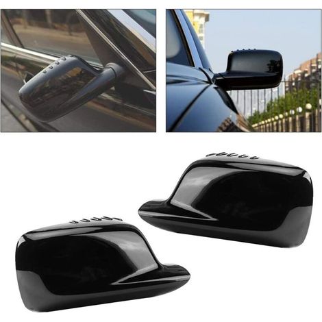 Rosvola E46 Spiegelabdeckung, Auto-spiegelabdeckung Links/rechts, Teilenummer 51167074236, Passend Für E46 323ci, 325ci, 328ci, E65 Und E66