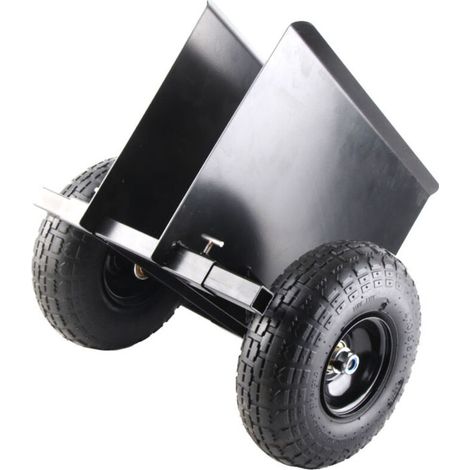 Rosvola Schwerlastwagen Mit Griff Und 2 X 10-zoll-vollgummirädern, 600 Lb Tragfähigkeit Für Trockenbauplatten, Schwere Haushaltsgeräte Und Materialtransport In Jedem Gelände