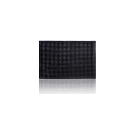 Rutschfeste, Schwarze Silikon-abtropfmatte Für Bar Und Küche, Hitzebeständig – 30 × 45 Cm