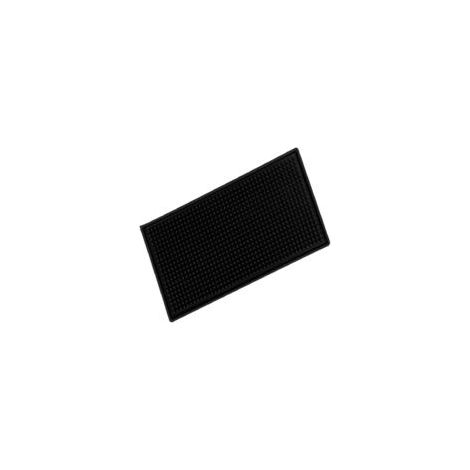 Rutschfeste, Schwarze Silikon-abtropfmatte Für Bar Und Küche, Hitzebeständig – 30 × 15 Cm