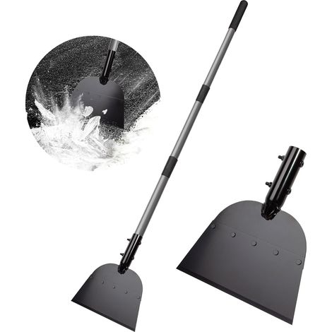 Schneeschaufeln, Eis- Und Bodenschaber, 137 Cm Breite Flachschaber Zur Schneeräumung, Tragbare Schneeschaufeln Für Einfahrten Und Fahrzeuge, Gardena Schneeschaufeln Und -schaber Zur Reinigung