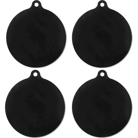 Schutzmatte Für Induktionskochfelder – Rutschfeste Schutzmatte – Runde Schutzmatten (22 Cm) – Silikon – 4er-pack