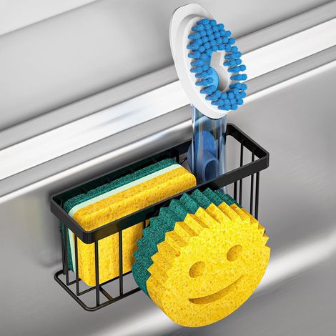 Schwammhalter Mit Smiley-gesicht, Abtropfgestell Für Küchenschwämme, Spezielle Aufbewahrungsmöglichkeit Für Küchenschwämme
