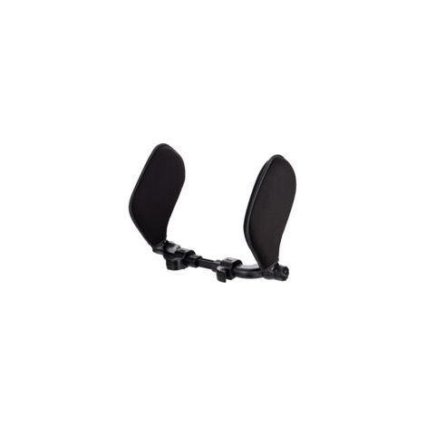 Schwarze Auto-kopfstütze, 3. Generation, 23,5 × 18 × 7 Cm, Ergonomische Nackenstütze Aus Hochelastischem Schaumstoff