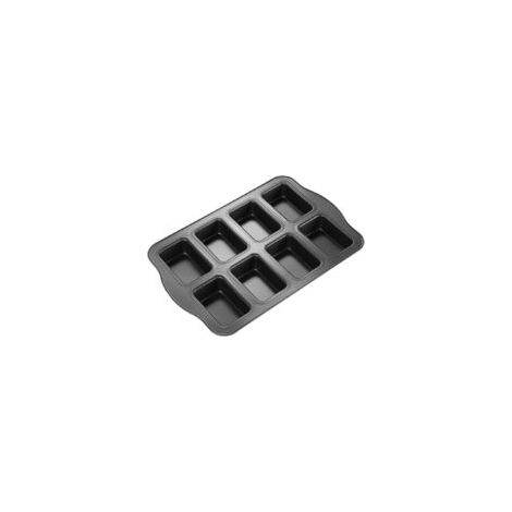 Schwarze Brownie-form Aus Metall, Rechteckige Form Mit 8 Mulden Für Mini-kuchen