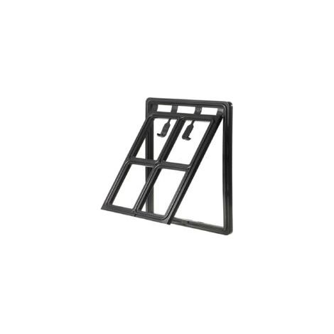Schwarze Katzenklappe Aus Netzgewebe Mit Moskitonetz-muster – Maße 35 X 45 Cm – Modernes Design, Verstärkter Rahmen, Einfache Montage