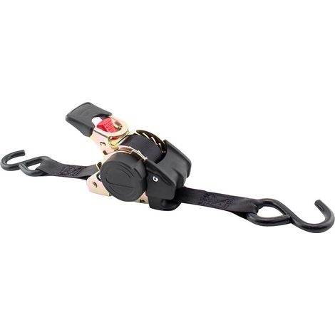 Schwarze Teleskop-ratschenhaken, 5 Cm X 3 M, Hochfeste Ausführung, Tragfähigkeit 1500 Kg, 1 Stück Pro Packung