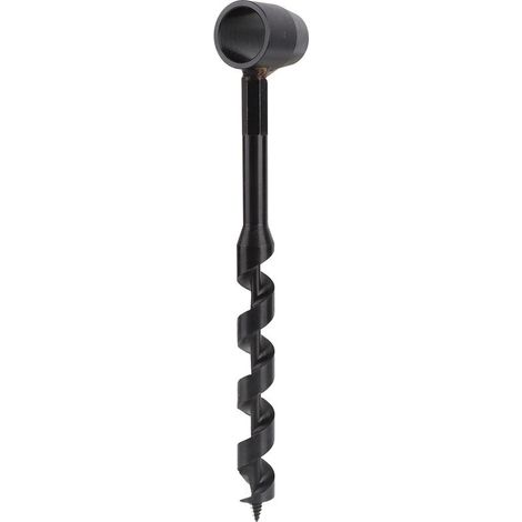 Schwarzer Handbohrer, Hohe Härte, Leicht, Tragbar, Überlebenswerkzeug Für Holzarbeiten In Der Wildnis, 19 Bis 230 Mm / 0,75 Bis 9,06 Zoll