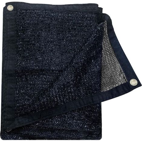 Schwarzes Schattierungsnetz (40 % Lichtdurchlässigkeit) – Ideal Für Terrassen, Gärten, Pergolen, Carports, Scheunen Usw. – 3 X 6 M, Schwarz
