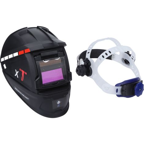 Schweißermaske Mit Echter Farbwiedergabe, Großem Sichtfeld, Automatisch Abdunkelndem, Solarbetriebenem Schweißhelm, Geeignet Für Wig, Mig, Lichtbogen, Schleifen Und Schweißerbrillen