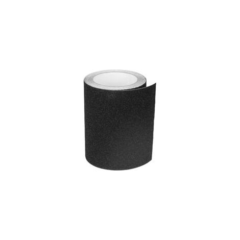 Selbstklebender, Abrasiver Antirutschstreifen, Schwarz, 15 Cm Breit, 5 M Lang