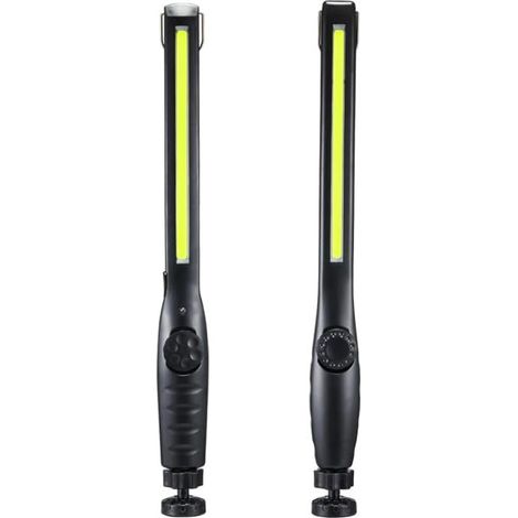 Set Aus 2 Wiederaufladbaren Led-arbeitsleuchten Mit 360°-magnetfuß, Ideal Für Autoreparaturen Und Notbeleuchtung.