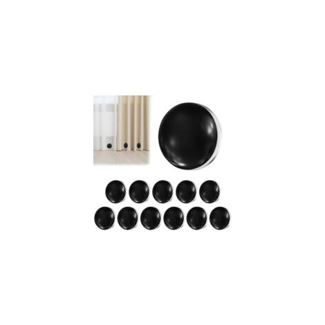Set Mit 10 Magnetischen Duschvorhanggewichten, Stabile Und Unauffällige Befestigung Mit Aufbewahrungsbox