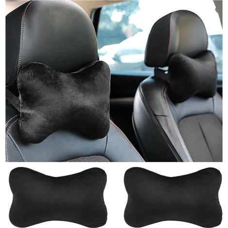 Set Mit 2 Auto-kopfstützenkissen – Bequeme Nackenkissen – Universell Ganzjährig Einsetzbar – Innenraumzubehör Für Pkw Und Suvs