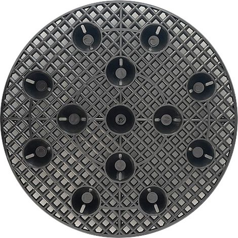 Set Mit 2 Untersetzern Für Blumentöpfe/anzuchtschalen – Geeignet Für Sämlinge – Dicke, Atmungsaktive Untersetzer – Geeignet Zur Wurzelbeobachtung – Durchmesser: 40 Cm