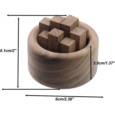 Set Mit 2 Ätherischen Öldiffusoren Aus Holz Fürs Auto (runde Diffusoren). Geeignet Für Zuhause, Büro, Schlafzimmer Und Auto (schwarzes Walnussholz).