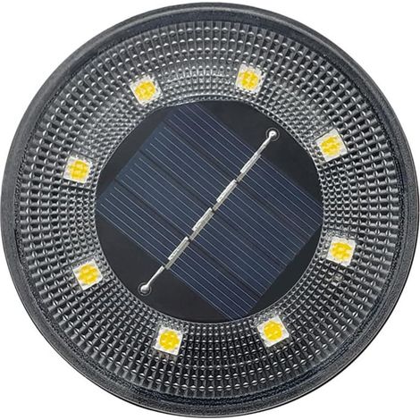Set Mit 8 Wasserdichten Solar-gartenleuchten (ip68), Warmes Licht Für Eine Helle Und Angenehme Landschaftsbeleuchtung.