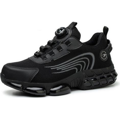 Sicherheitsschuhe Für Den Arbeitseinsatz – Drehverschluss, Stoß- Und Durchtrittsicher, Leichte Und Atmungsaktive Sneaker Und Stiefel Für Damen Und Herren, Größe 41.