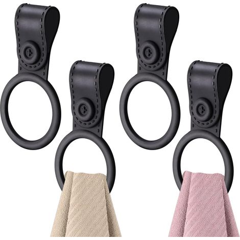 Silikon-handtuchhalter (4er-set) – Weich Und Wasserabweisend – Rutschfest Und Hitzebeständig – Geeignet Für Küche, Bad, Schränke Und Backofengriffe