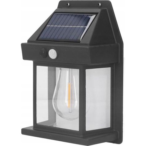Solar-gartenleuchte Mit Sensor, Warmweißes Led-licht – Geeignet Für Den Außenbereich – 1 Stück