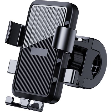 Stoßfeste Handyhalterung Für Fahrräder, Universelle Handyhalterung Für Motorräder, Lenkerhalterung Für Elektroroller, Mountainbikes Und Quads, Kompatibel Mit Iphones Von 4 Bis 7,25 Zoll, Schwarz