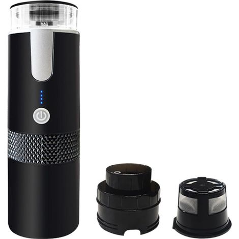 Tragbare Kaffeemaschine, 170 Ml (6 Oz) Elektrische Kaffeemaschine, Kompatibel Mit Gemahlenem Kaffee Und K-cup-kapseln, Kleine, Per Usb Wiederaufladbare Reisekaffeemaschine, Ideal Für Outdoor-aktivität