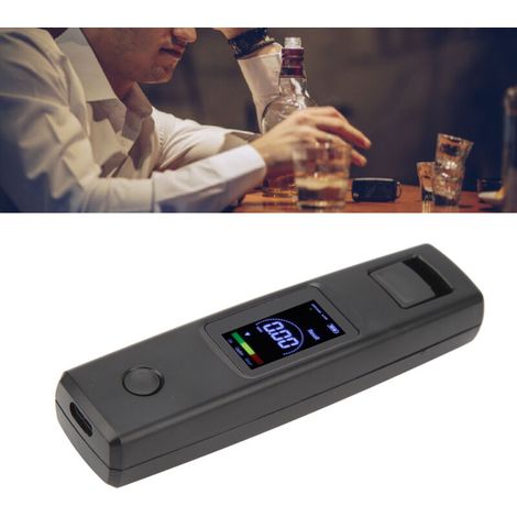 Tragbarer Alkoholtester Von Dubuns Mit Led-anzeige, 200-mah-akku, 3 Farben Zur Anzeige Der Genauigkeit, Alkoholdetektor Für Autofahrer