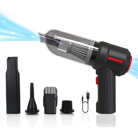 Tragbarer Druckluftsauger Zur Reinigung Von Desktop-computern, Laptops, Tastaturen Usw. – 6-teiliges Set