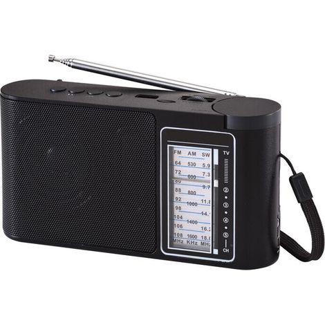 Tragbares Transistorradio Mit Hervorragendem Empfang Und Großem Lautsprecher, Batterie- Und Netzbetrieben, Für Senioren, Von Debuns
