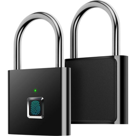 Ultraleichtes Fingerabdruck-vorhängeschloss – Usb-aufladbar, Einfaches Öffnen, Keine App Oder Bluetooth Erforderlich – Ideal Für Fitnessstudios, Spinde, Fahrräder Und Koffer