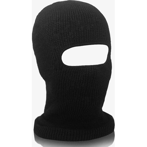 Unisex-sturmhaube – Warme Gesichtsmaske – Winddichte Kopfbedeckung – Für Sport Und Outdoor-aktivitäten – Schwarz