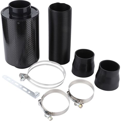 Universelles 3-zoll-ansaugschlauch-set Aus Kohlefaser Für Kaltluftfilter Und Pkw