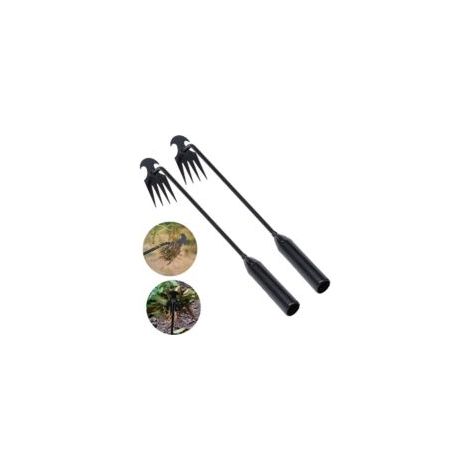 Unkrautstecher, 2-teiliges Manuelles Unkrautstecher-set, Unkrautstecher Aus Edelstahl, Unkrautentferner, Gartenwerkzeug Zur Unkrautbekämpfung Im Garten (30 Cm)