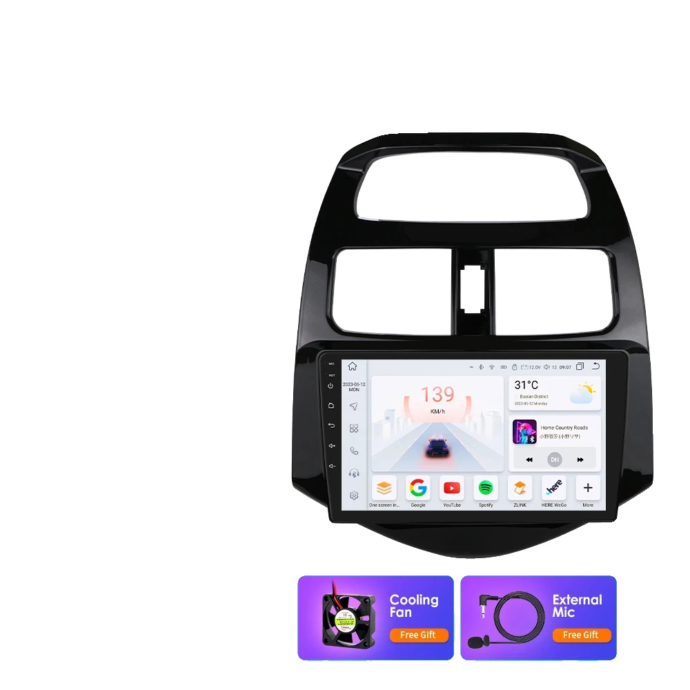 Autoradio, Displaygröße, Integriertes Navigationssystem, Kompatibel Mit Chevrolet Spark Beat Matiz Creative 2010 - 2014, S1 A