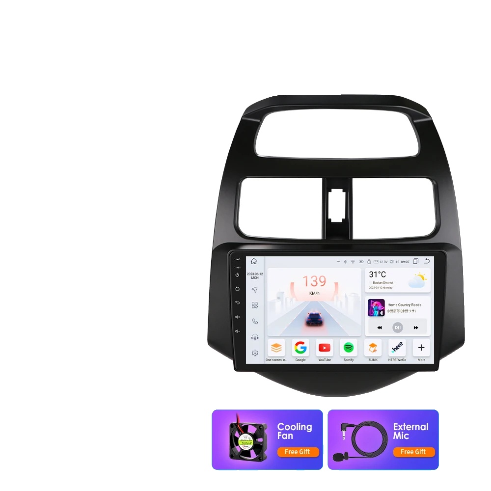 Autoradio, Displaygröße, Integriertes Navigationssystem, Kompatibel Mit Chevrolet Spark Beat Matiz Creative 2010 - 2014, S6 B