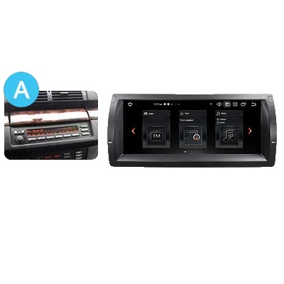 Autoradio, 10,2-zoll-display, Kompatibel Mit Luxusfahrzeugen E39 Und E53, Cbl-8g128gcp-a