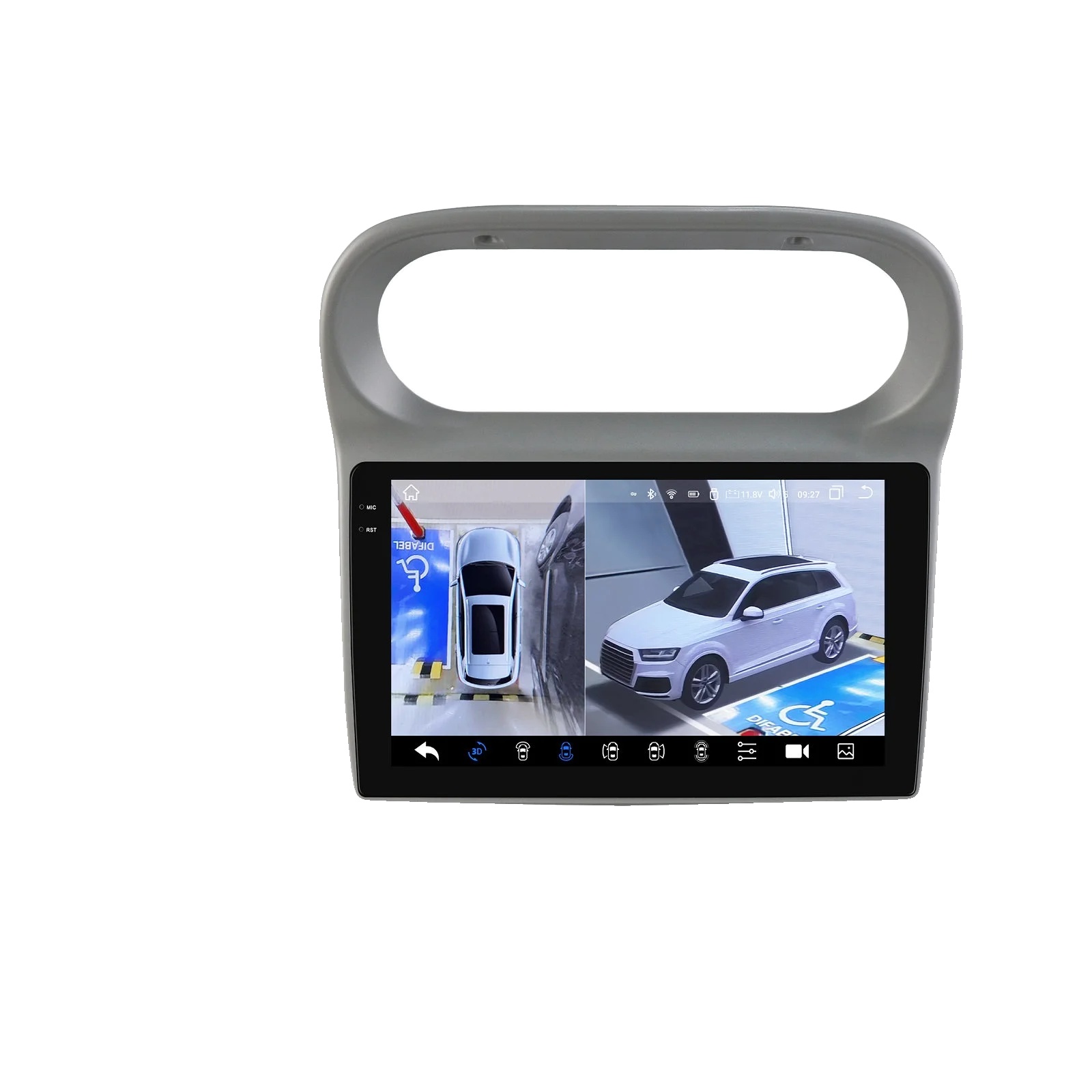 Autoradio, Navigationssystem, Integrierte Sprachsteuerung, Kompatibel Mit Renault Twingo 2005 - 2013, Qs8 Mit 360 Kamera B
