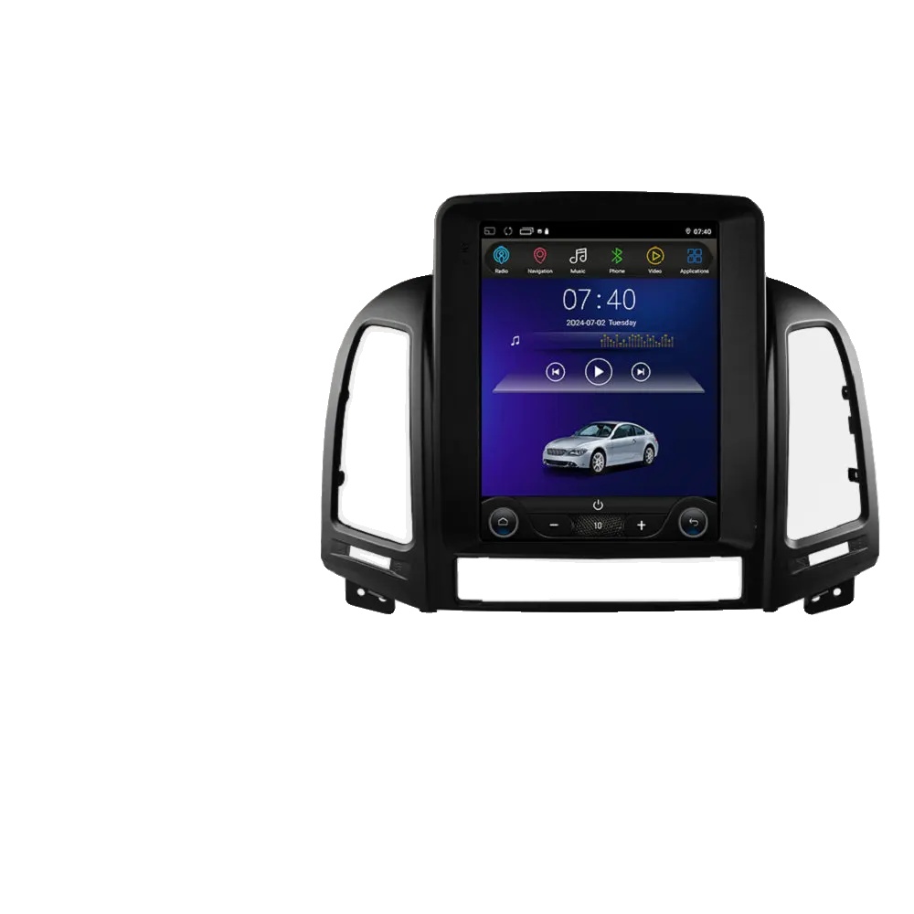Auto-multimedia-system, Displaygröße, Navigationssystem, Kompatibel Mit Hyundai Santa Fe 2 2006 - 2012, P1 (4kerner 1g 32g)