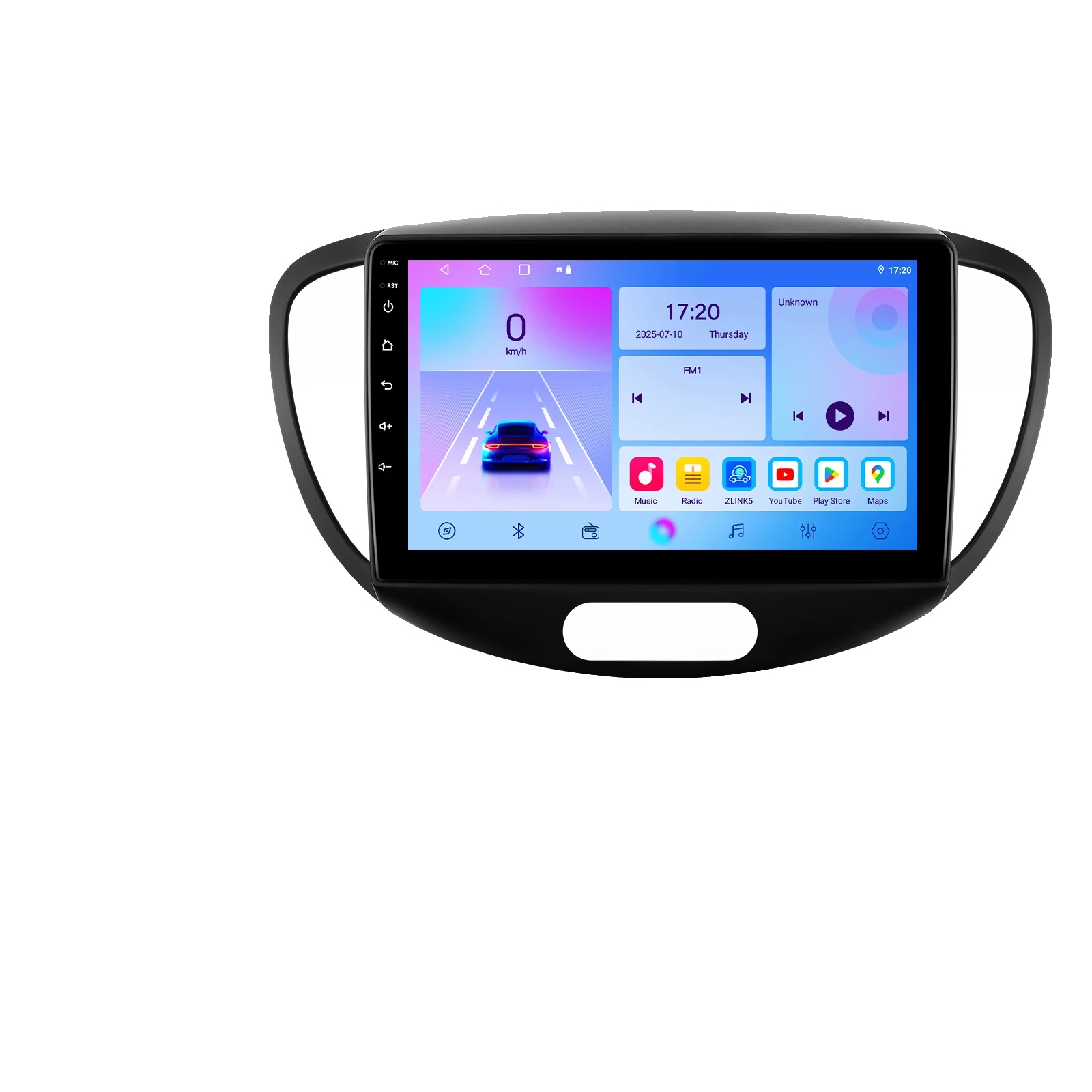 Autoradio, Multimedia-unterstützung, Navigationssystem, Kompatibel Mit Hyundai I10 2007-2013 Stereo, T2cp (4kern 2g 32g)