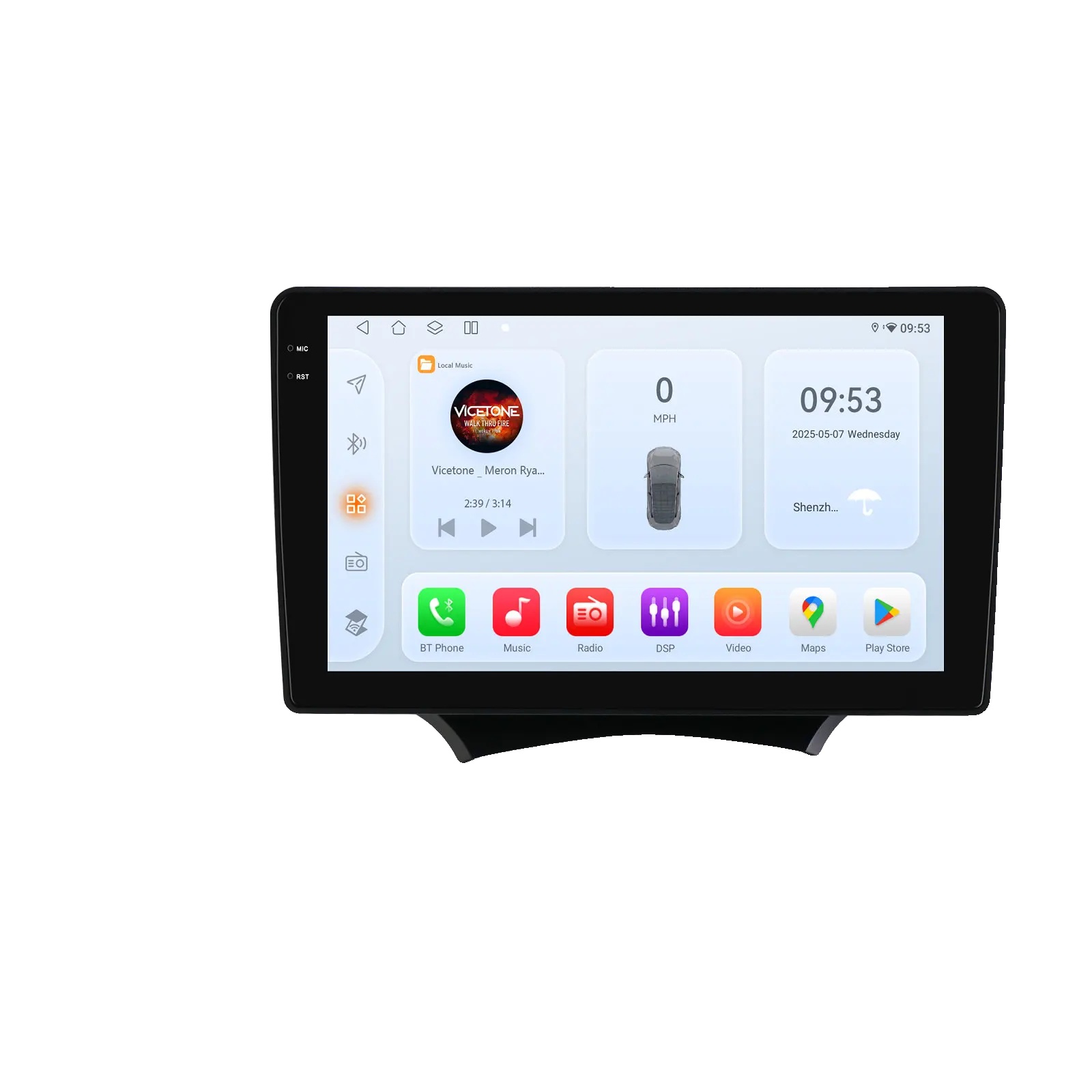 Carplay, Hochwertiges Display, Smartphone-kompatibilität, Kompatibel Mit Ford Ka 2008 2009 - 2014, Qs8 (8gb 128gb)
